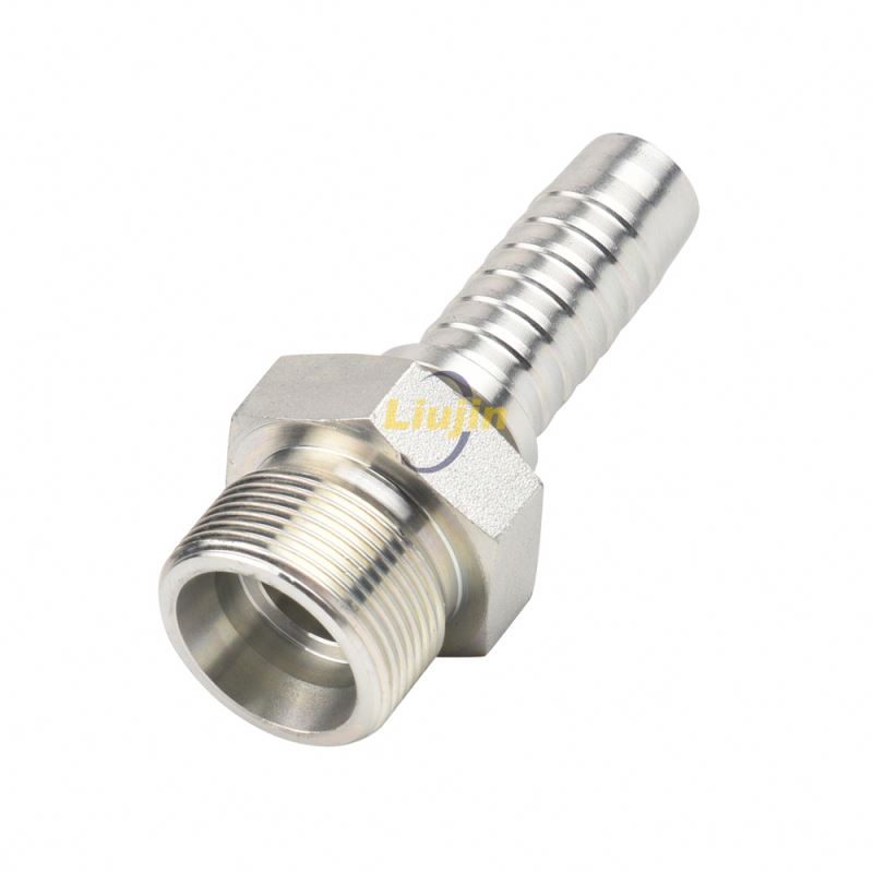 High pressure hydraulic hose connectors factory direct supplier stainless steel pipe fitting