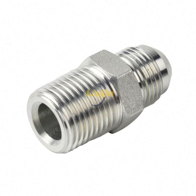 Manufacture custom carbon steel high quality hydraulic adapter hydraulic adapter fittings