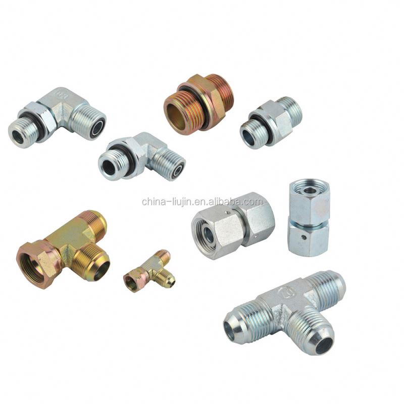 With SGS Certification factory supply 90 jic elbow male hydraulic hose adapter