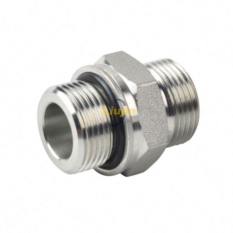 Factory price stainless steel tube fitting hydraulic metric fitting connector fittings