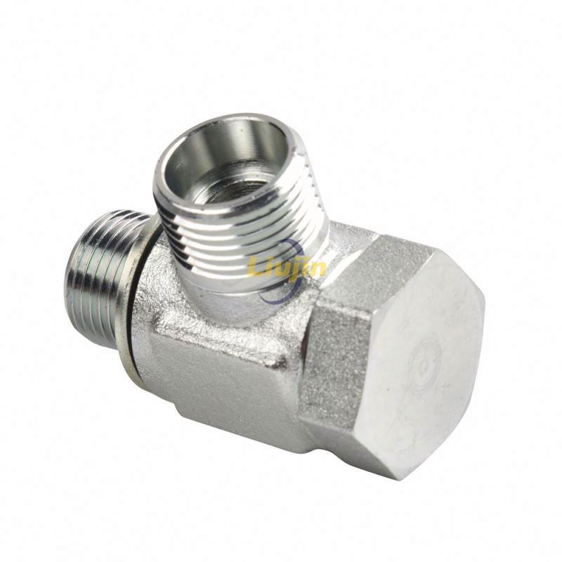 Factory supply metric hydraulic hose fittings pipe connector fittings hydraulic adapters