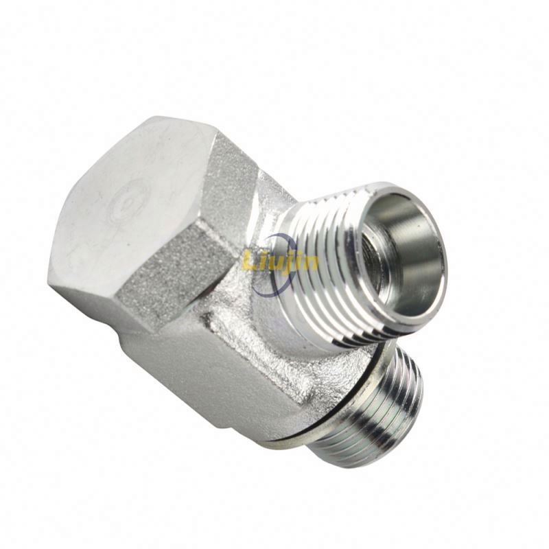 Factory supply metric hydraulic hose fittings pipe connector fittings hydraulic adapters
