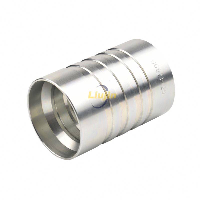 Carbon steel hydraulic hose fitting hot sale ferrule reusable hose fitting
