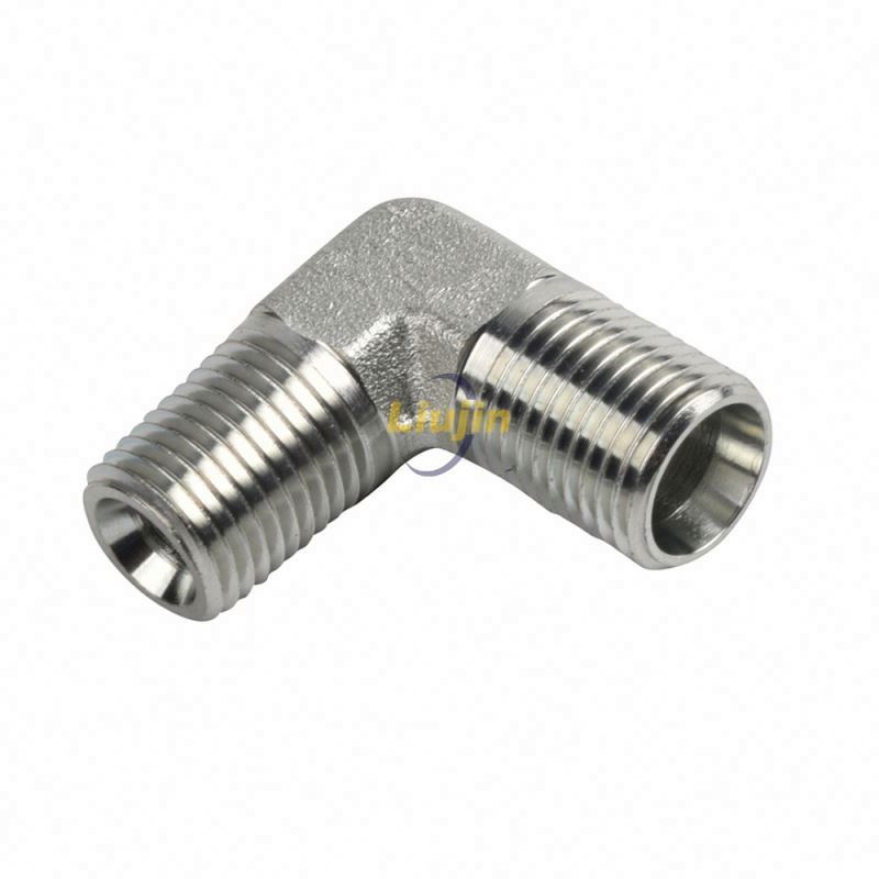 Professional manufacture custom steel pipe fitting metric hydraulic fitting