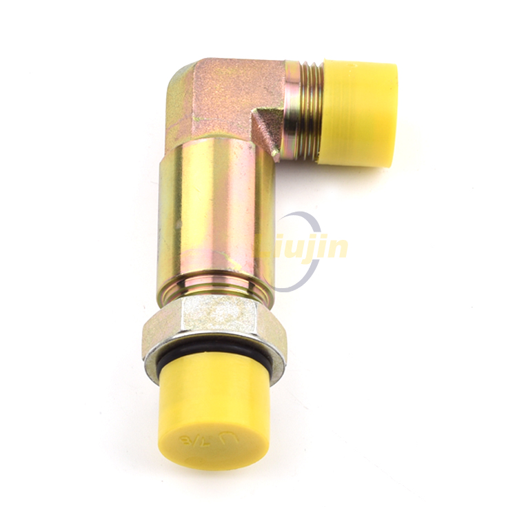 90 degree JIC male long sae o-ring rotating adapter hose rotating connector hydraulic garden hose connector