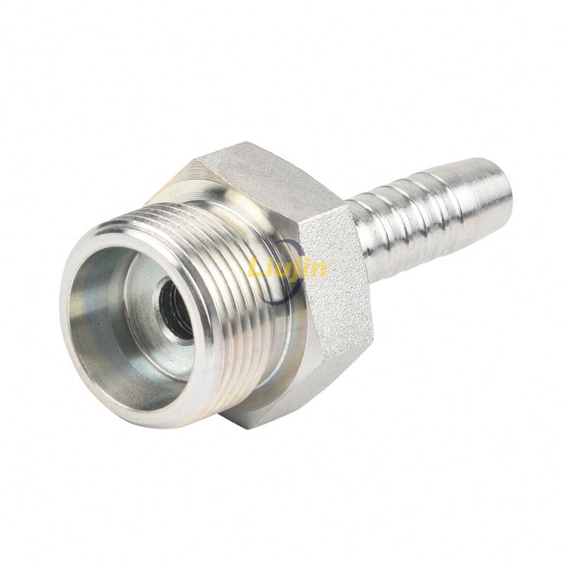 High pressure hydraulic hose connectors metric female multiseal hydraulic hose fittings