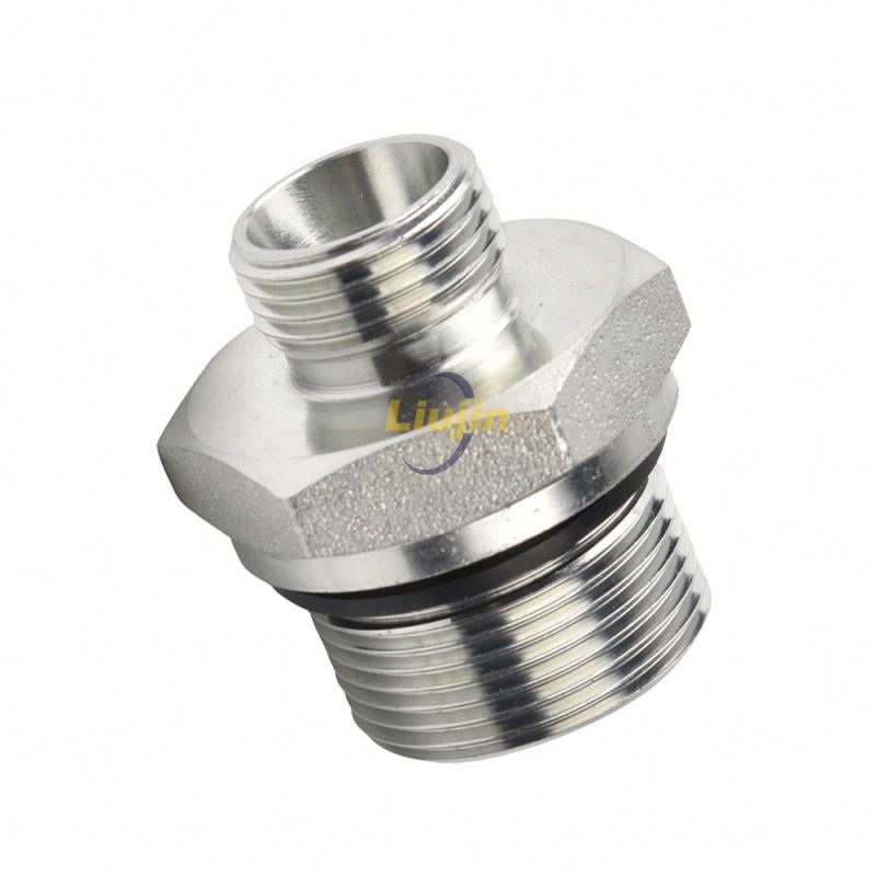 Metric hydraulic fitting factory professional steel pipe fitting
