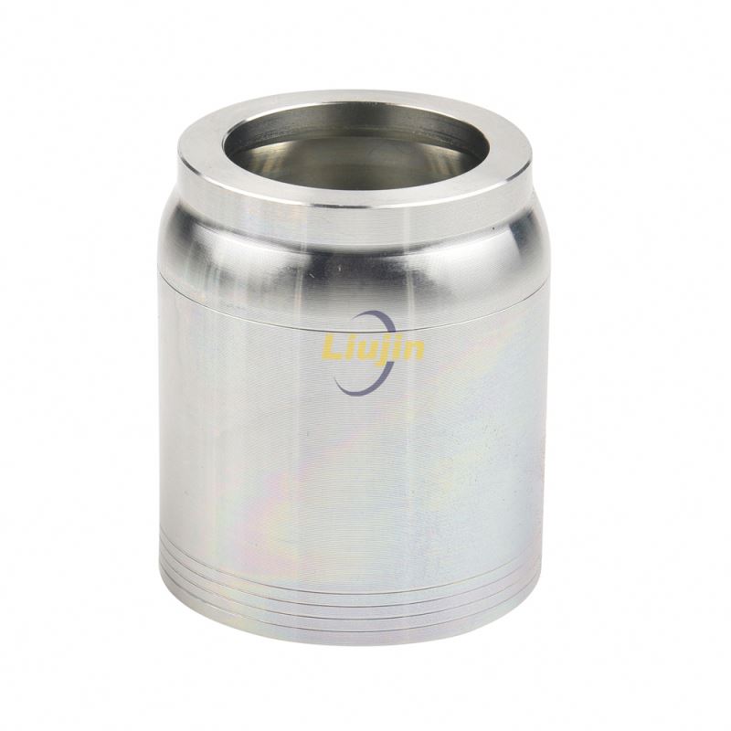 Hydraulic hose crimping fitting professional manufacturer hydraulic crimp ferrule