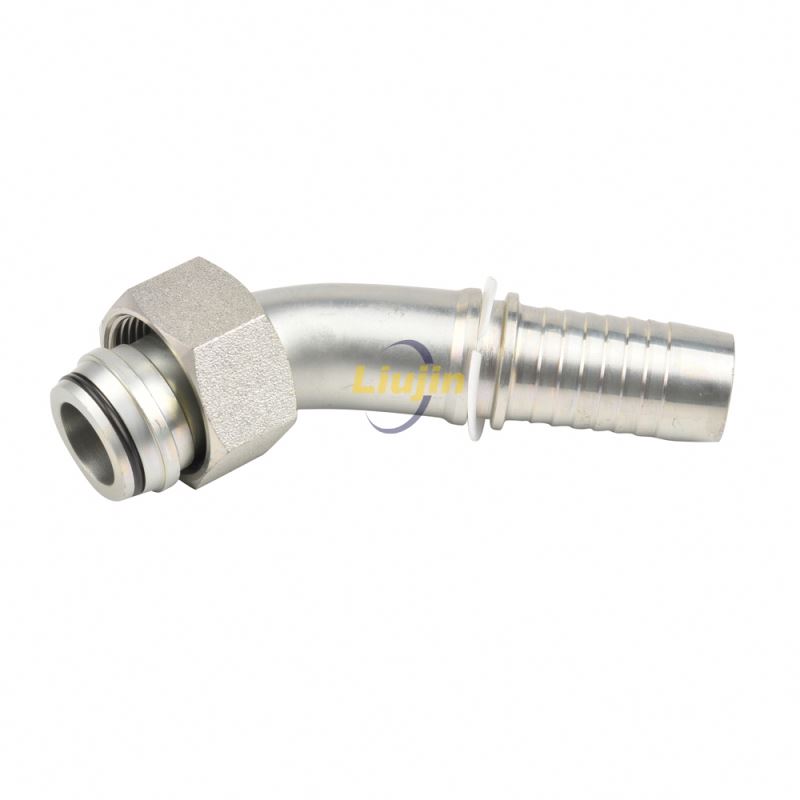 Metric hydraulic fittings advanced factory supply custom stainless steel pipe fitting