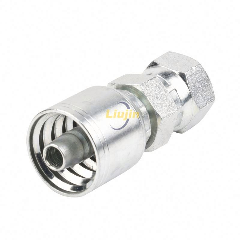 One piece fittings factory supply reusable hydraulic hose fittings