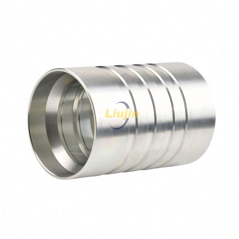 Factory direct supply galvanized steel pipe sleeve hydraulic fitting metal ferrule
