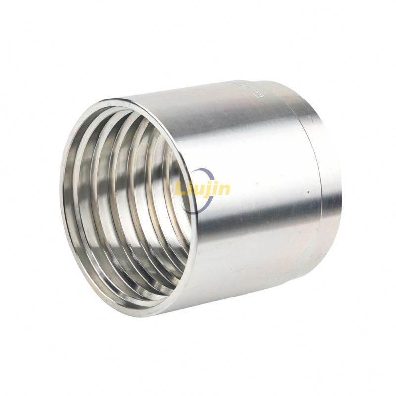Stainless steel ferrule china professional stainless steel hydraulic fittings crimp hose ferrule