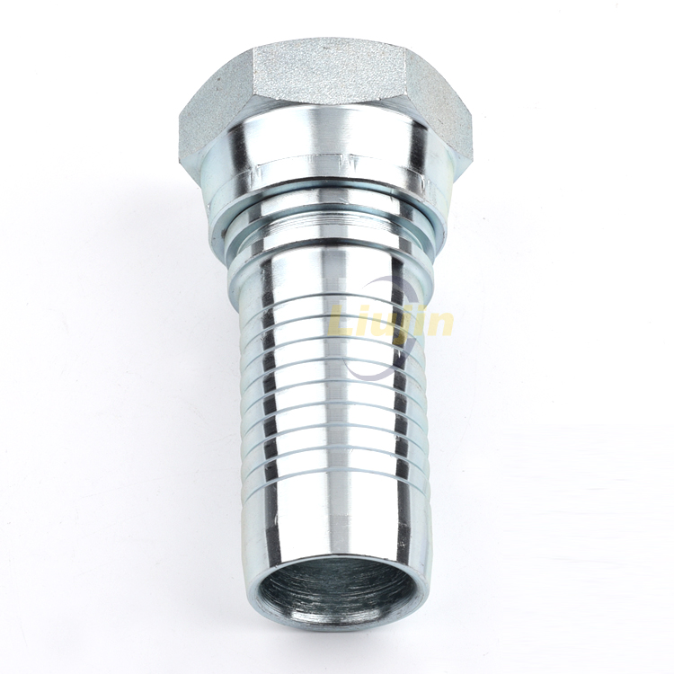 Great durability SAE JIC braided hose fitting hydraulic fittings sale